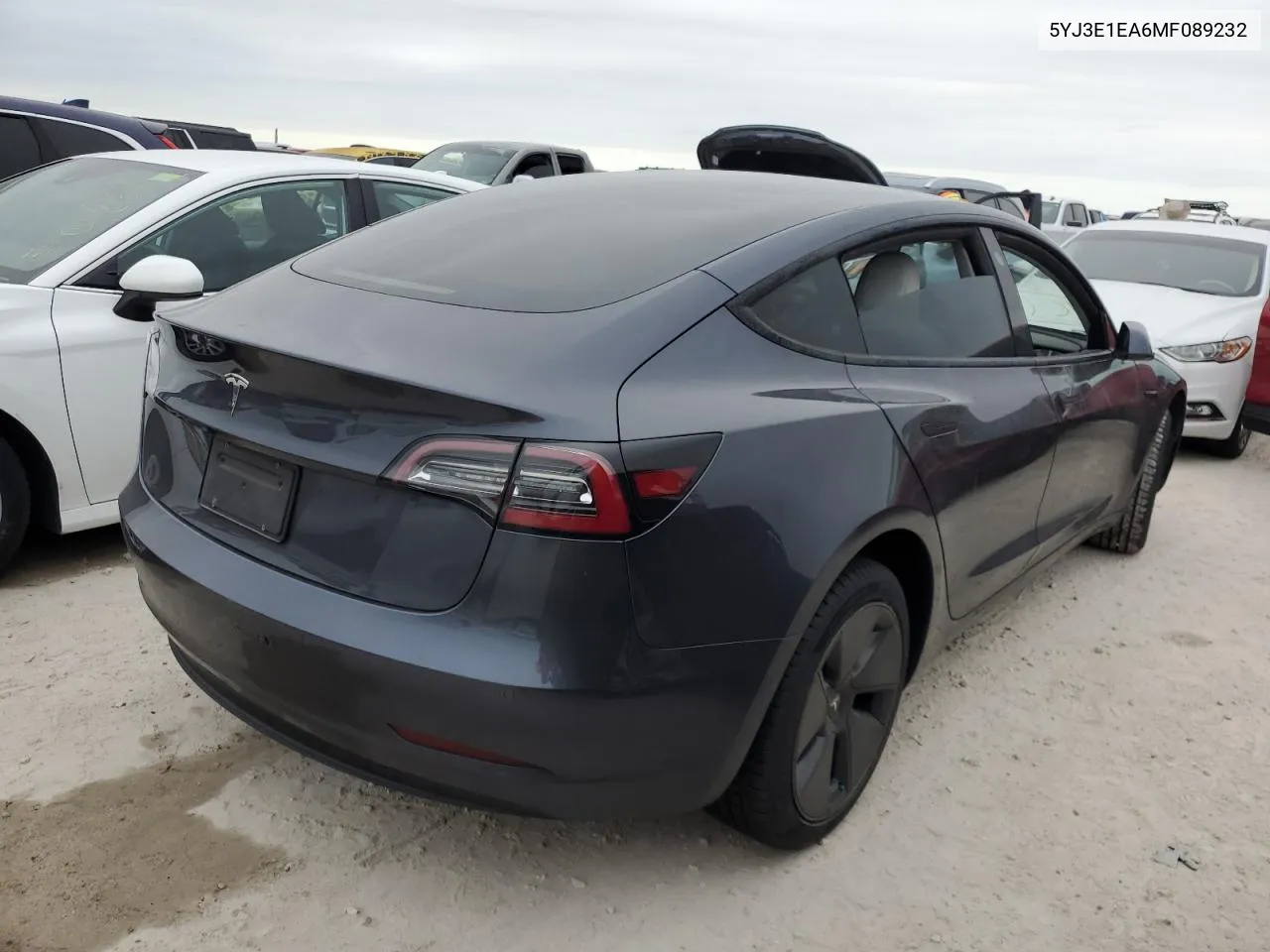 2021 Tesla Model 3 VIN: 5YJ3E1EA6MF089232 Lot: 74033684