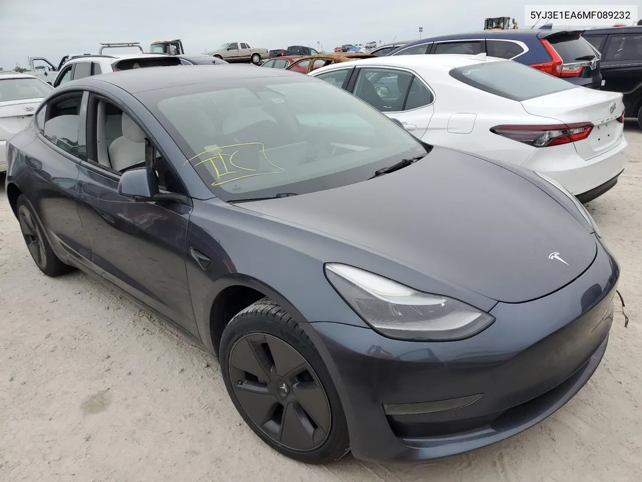 2021 Tesla Model 3 VIN: 5YJ3E1EA6MF089232 Lot: 74033684