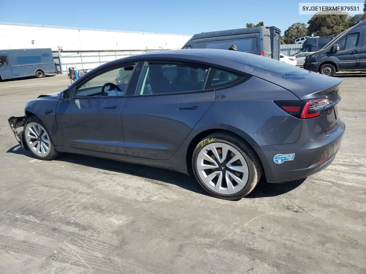 2021 Tesla Model 3 VIN: 5YJ3E1EBXMF879531 Lot: 74150024