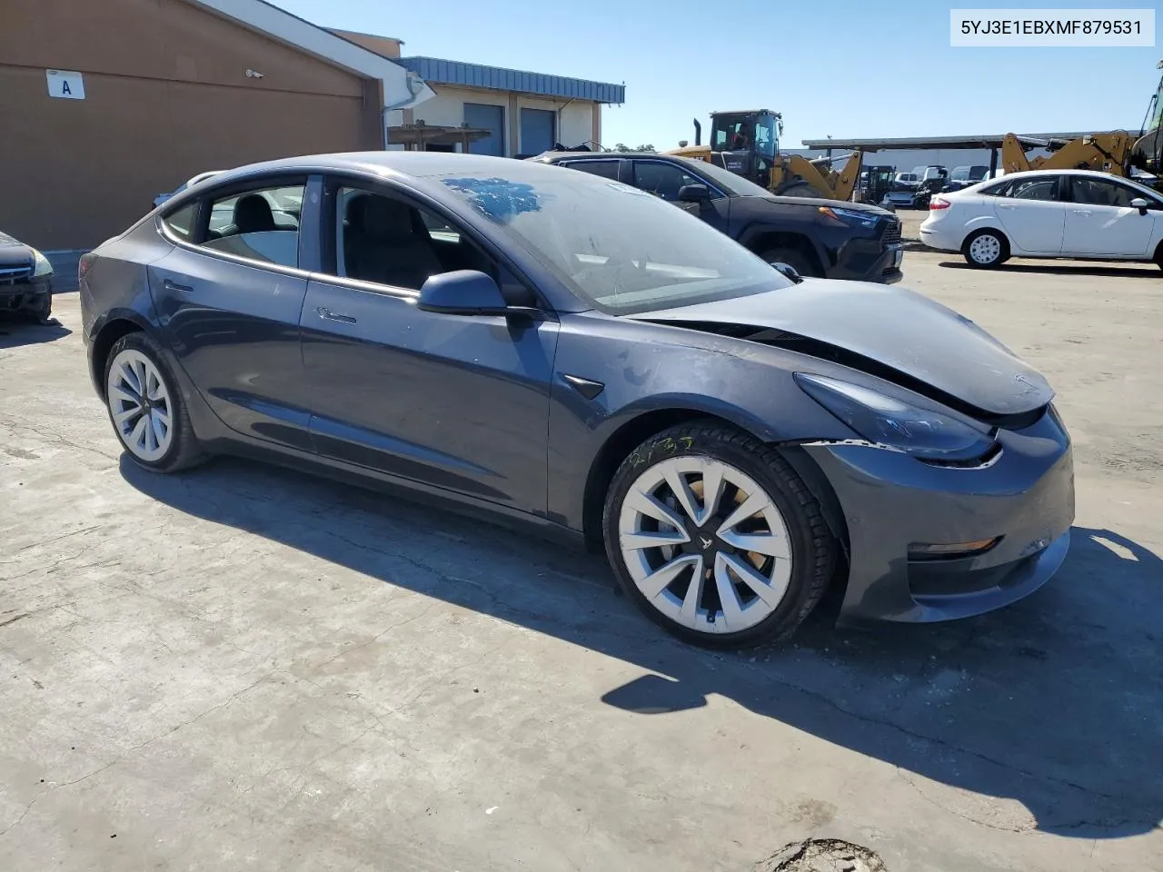 2021 Tesla Model 3 VIN: 5YJ3E1EBXMF879531 Lot: 74150024