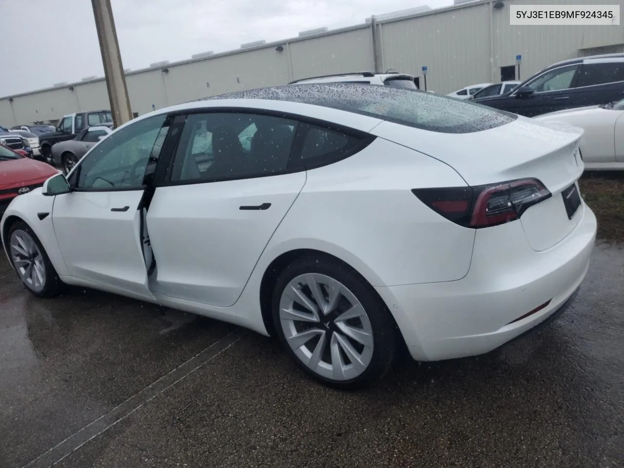 2021 Tesla Model 3 VIN: 5YJ3E1EB9MF924345 Lot: 74216414