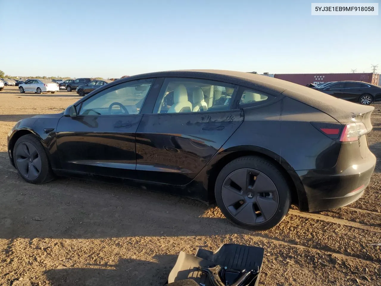 2021 Tesla Model 3 VIN: 5YJ3E1EB9MF918058 Lot: 74275524