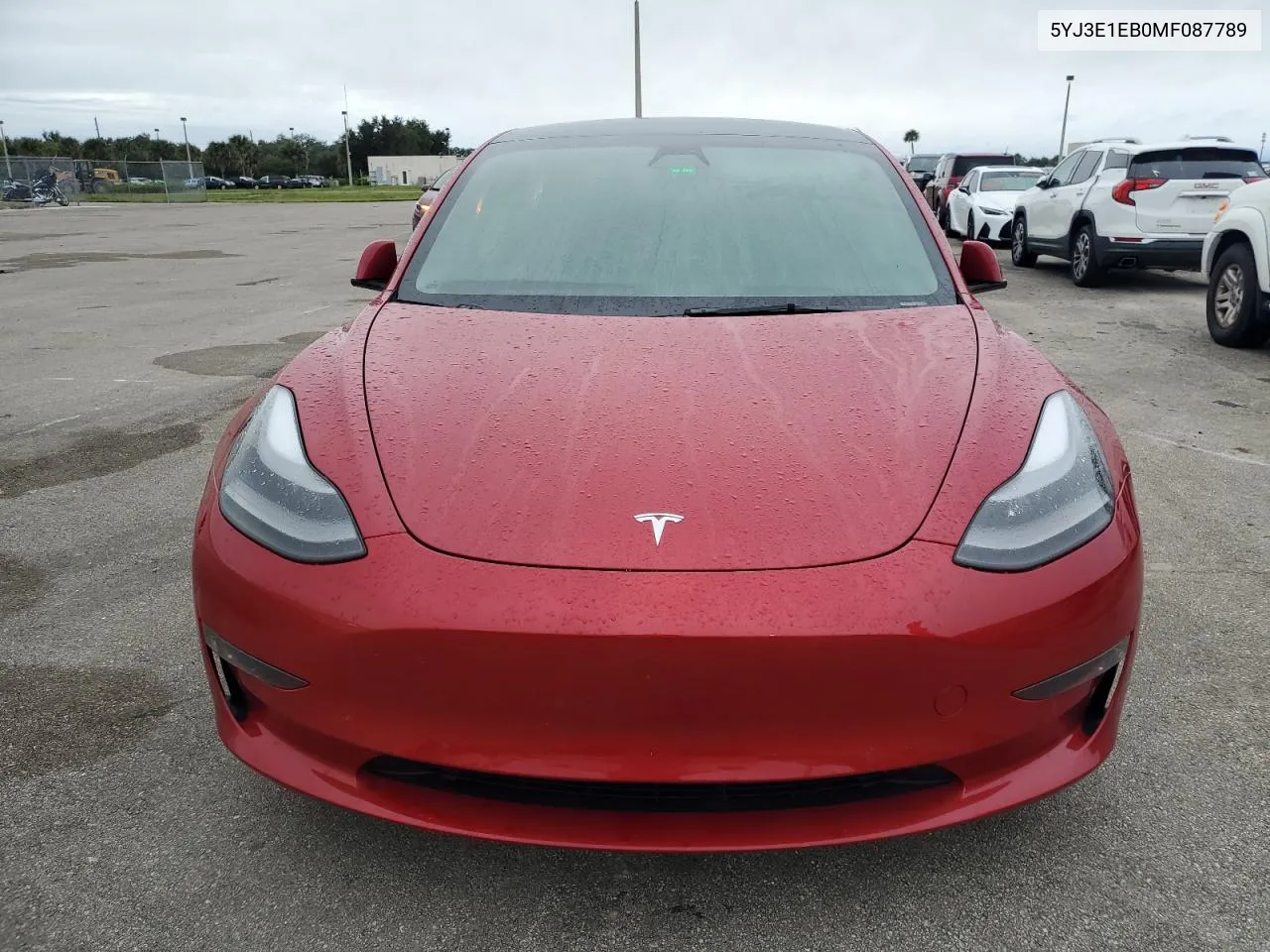 2021 Tesla Model 3 VIN: 5YJ3E1EB0MF087789 Lot: 74632474