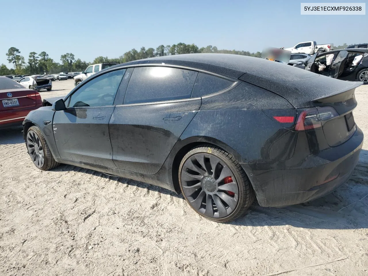 2021 Tesla Model 3 VIN: 5YJ3E1ECXMF926338 Lot: 74715634