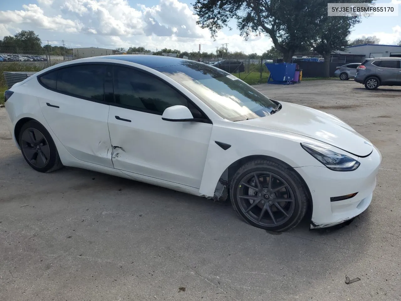 5YJ3E1EB5MF855170 2021 Tesla Model 3