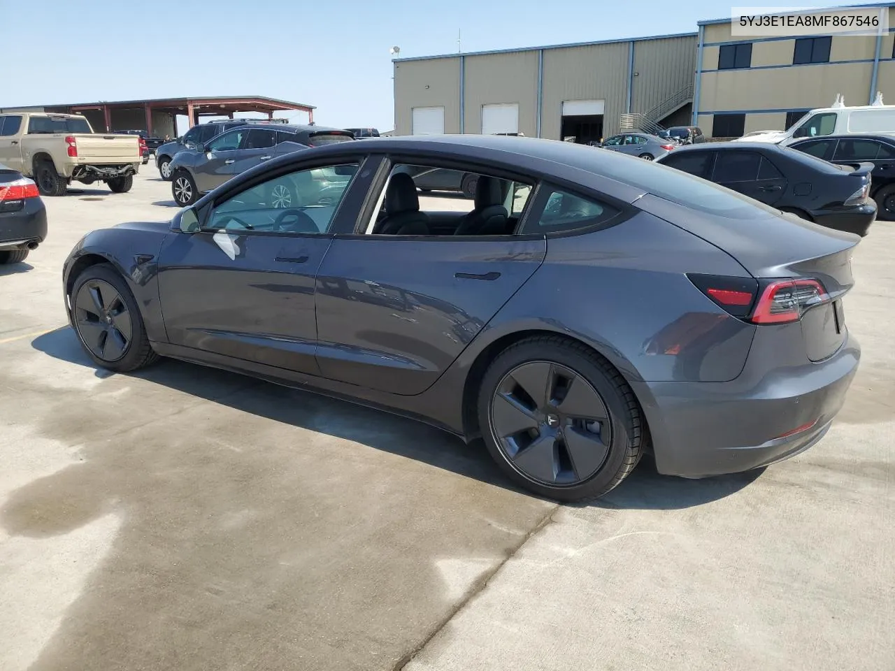 2021 Tesla Model 3 VIN: 5YJ3E1EA8MF867546 Lot: 74853294