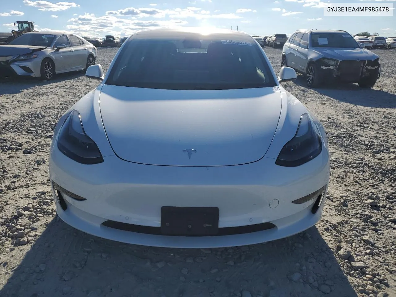 2021 Tesla Model 3 VIN: 5YJ3E1EA4MF985478 Lot: 74969074