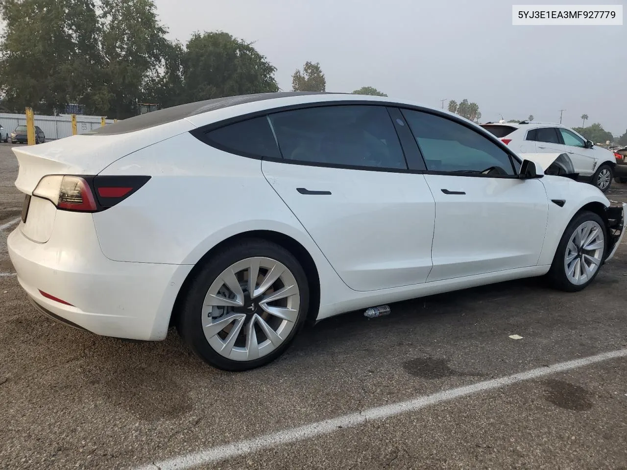 2021 Tesla Model 3 VIN: 5YJ3E1EA3MF927779 Lot: 75002874