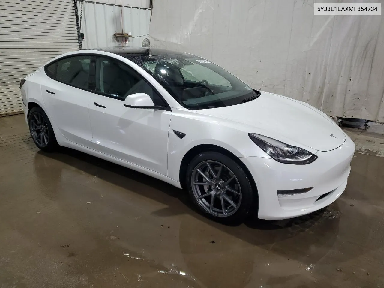 2021 Tesla Model 3 VIN: 5YJ3E1EAXMF854734 Lot: 75616294