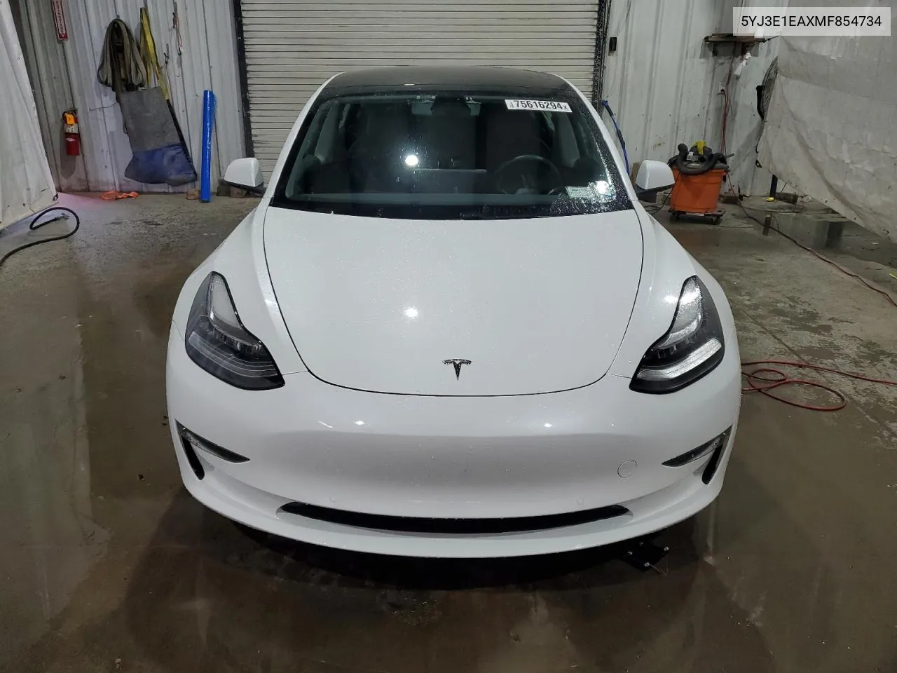 2021 Tesla Model 3 VIN: 5YJ3E1EAXMF854734 Lot: 75616294