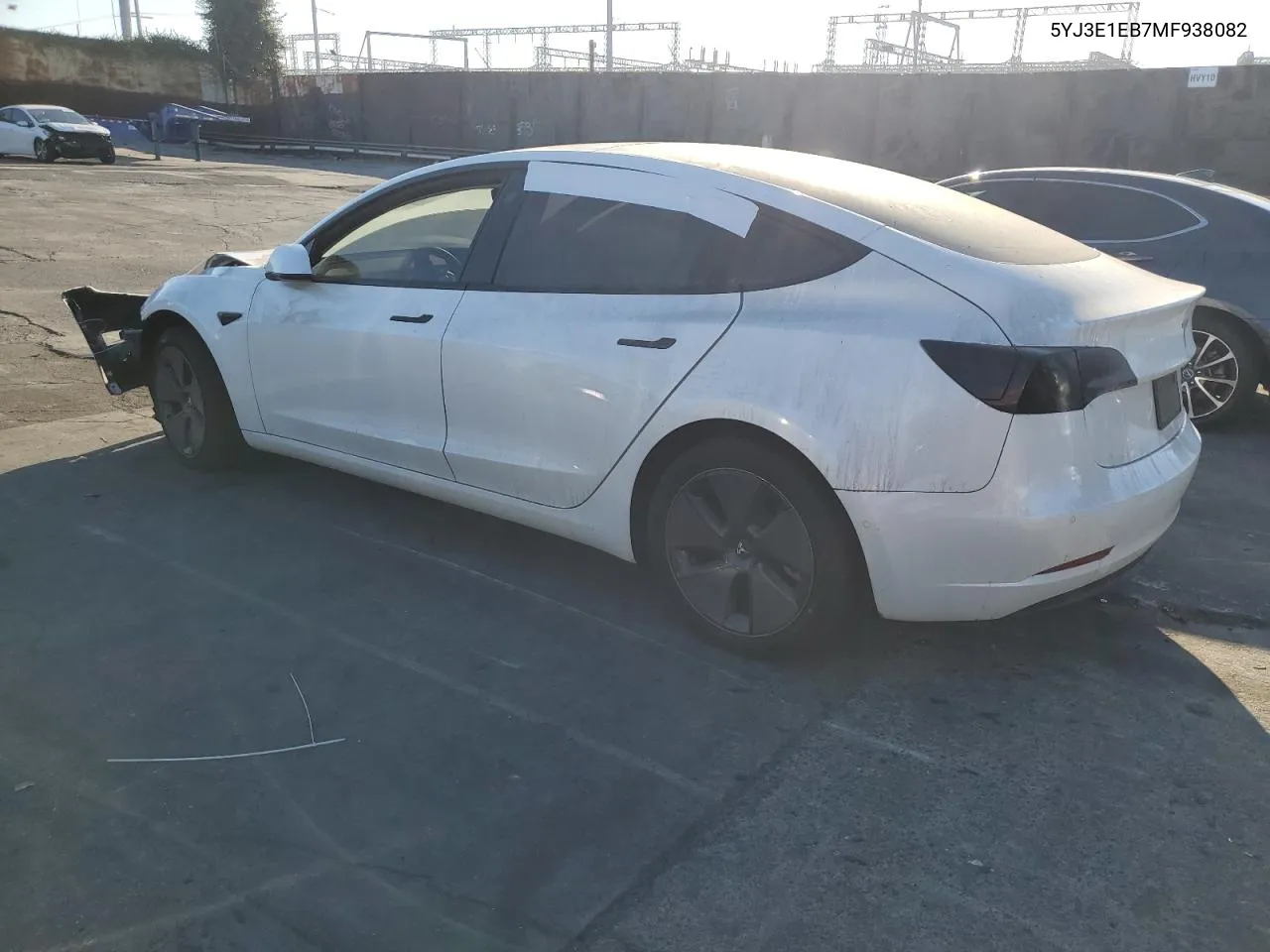 2021 Tesla Model 3 VIN: 5YJ3E1EB7MF938082 Lot: 75677754