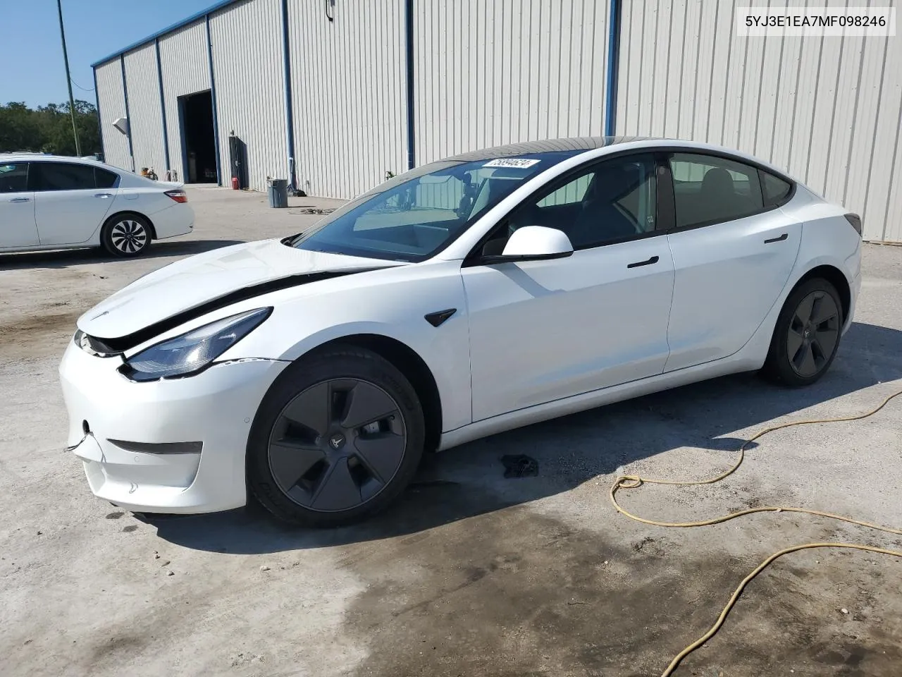 2021 Tesla Model 3 VIN: 5YJ3E1EA7MF098246 Lot: 75894624