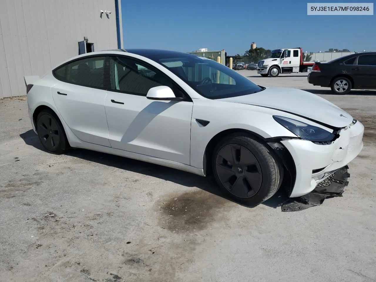 2021 Tesla Model 3 VIN: 5YJ3E1EA7MF098246 Lot: 75894624