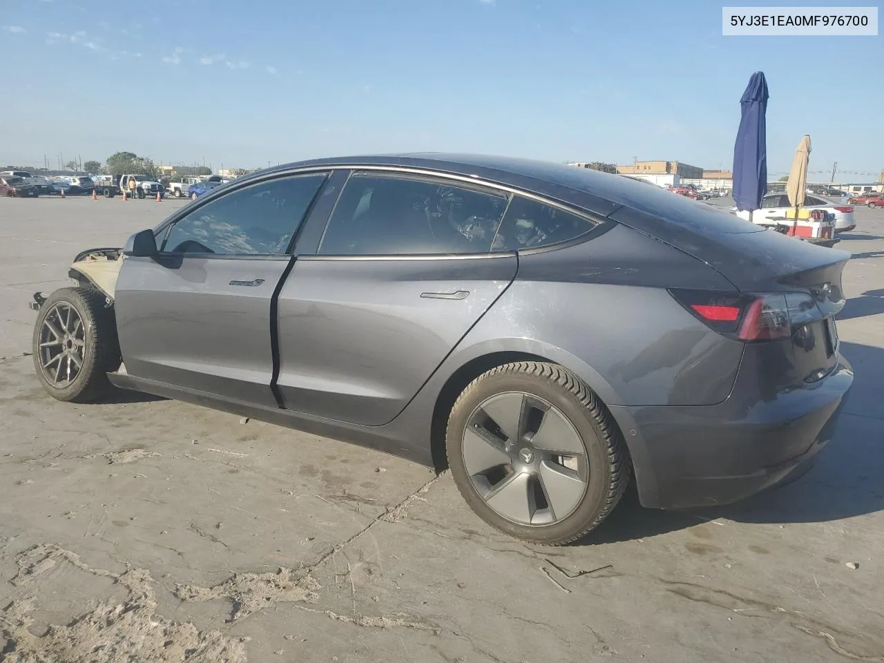 2021 Tesla Model 3 VIN: 5YJ3E1EA0MF976700 Lot: 76008064