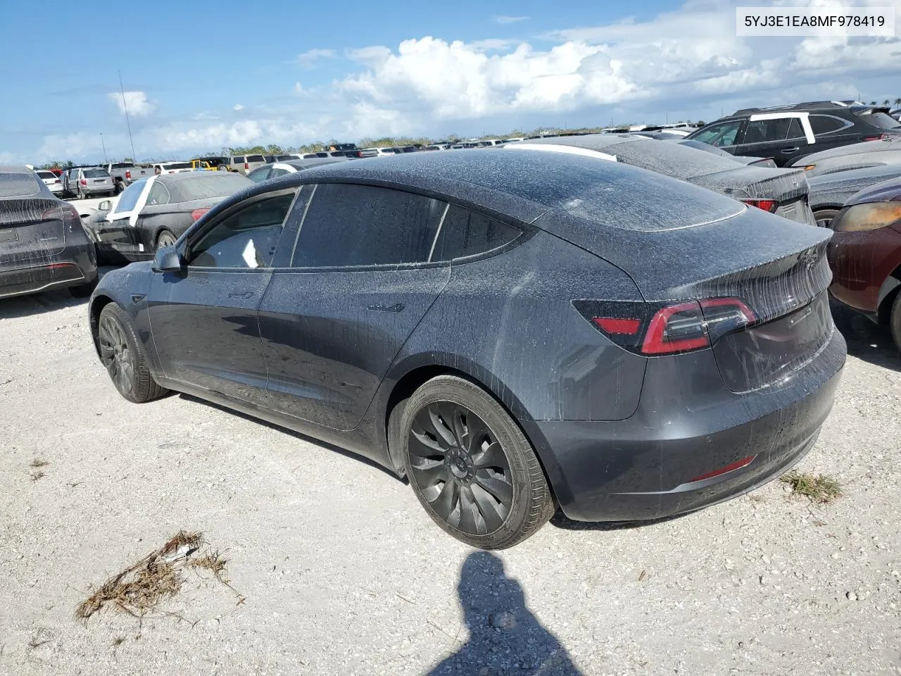 2021 Tesla Model 3 VIN: 5YJ3E1EA8MF978419 Lot: 76615594