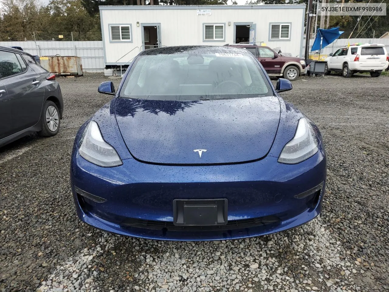 2021 Tesla Model 3 VIN: 5YJ3E1EBXMF998986 Lot: 76631744