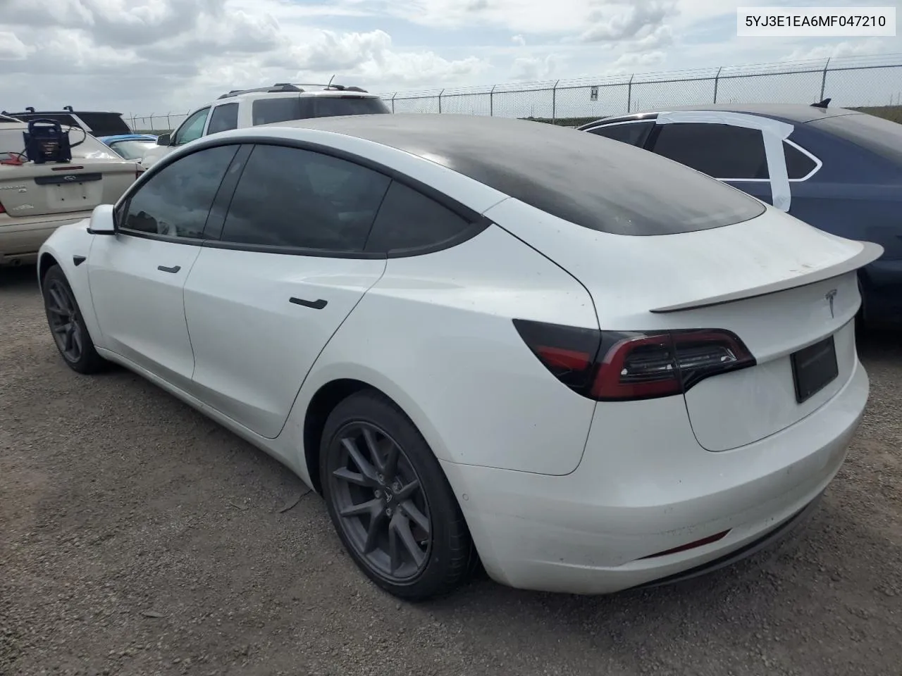 2021 Tesla Model 3 VIN: 5YJ3E1EA6MF047210 Lot: 76691554