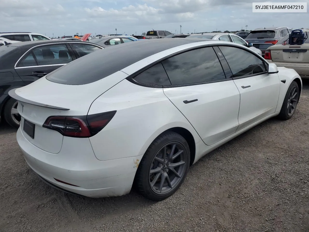 2021 Tesla Model 3 VIN: 5YJ3E1EA6MF047210 Lot: 76691554