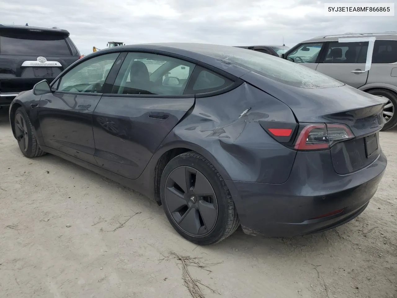 2021 Tesla Model 3 VIN: 5YJ3E1EA8MF866865 Lot: 76937474