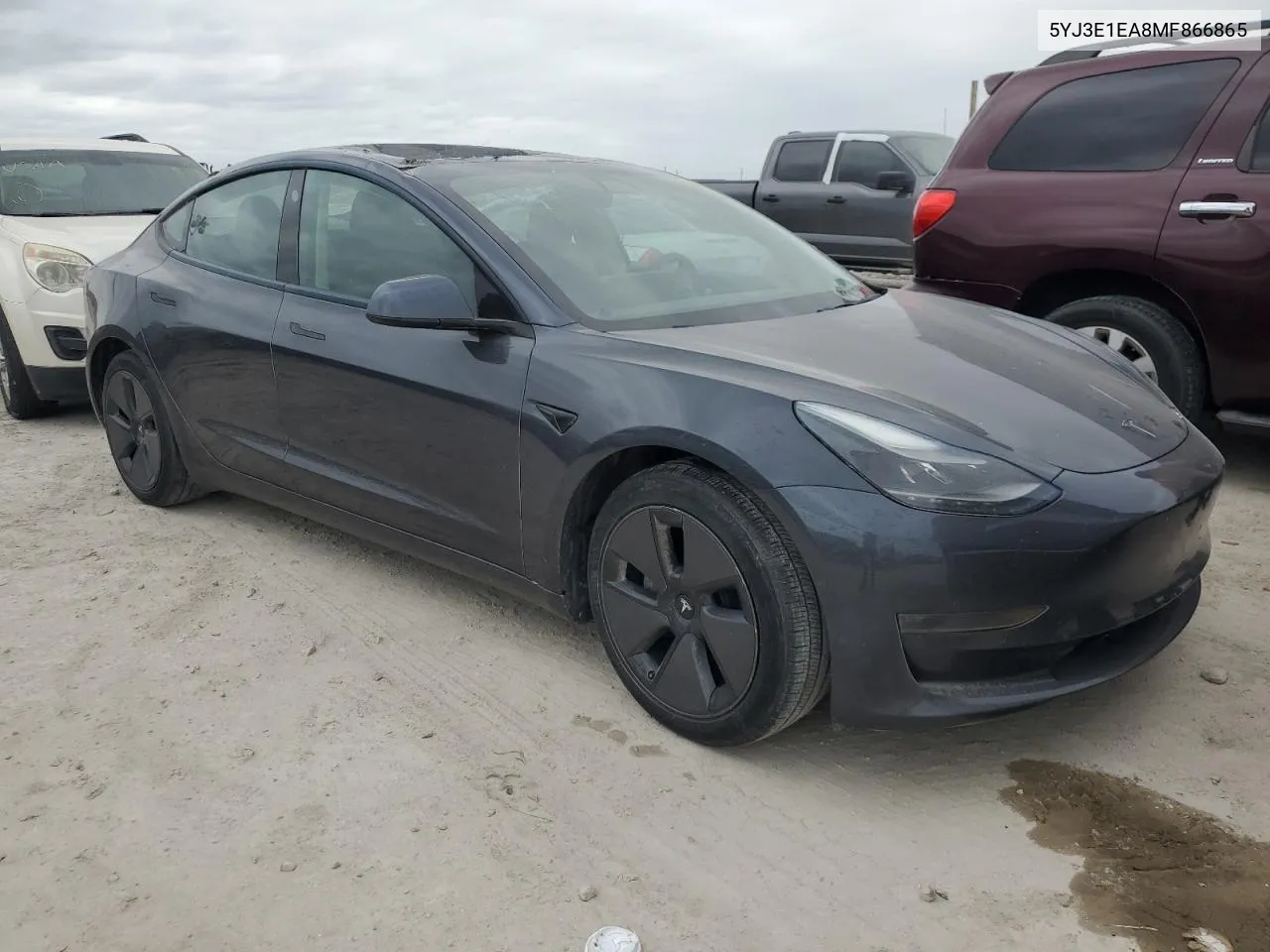 2021 Tesla Model 3 VIN: 5YJ3E1EA8MF866865 Lot: 76937474