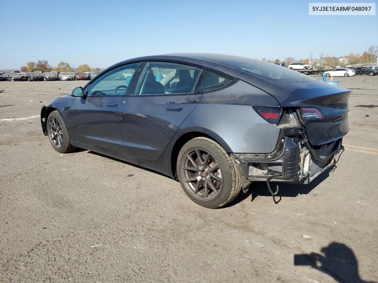 2021 Tesla Model 3 VIN: 5YJ3E1EA8MF048097 Lot: 76937774