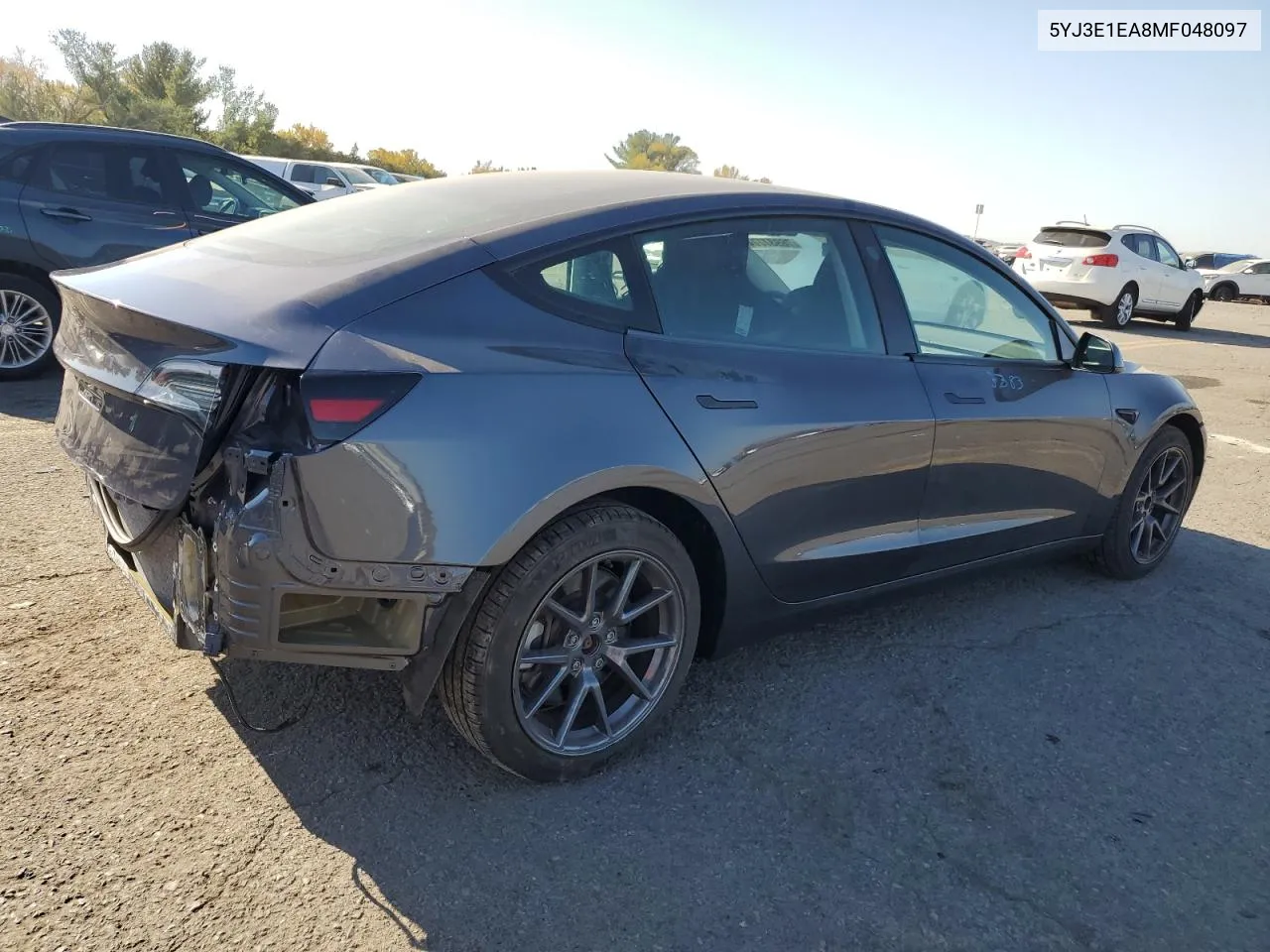 2021 Tesla Model 3 VIN: 5YJ3E1EA8MF048097 Lot: 76937774