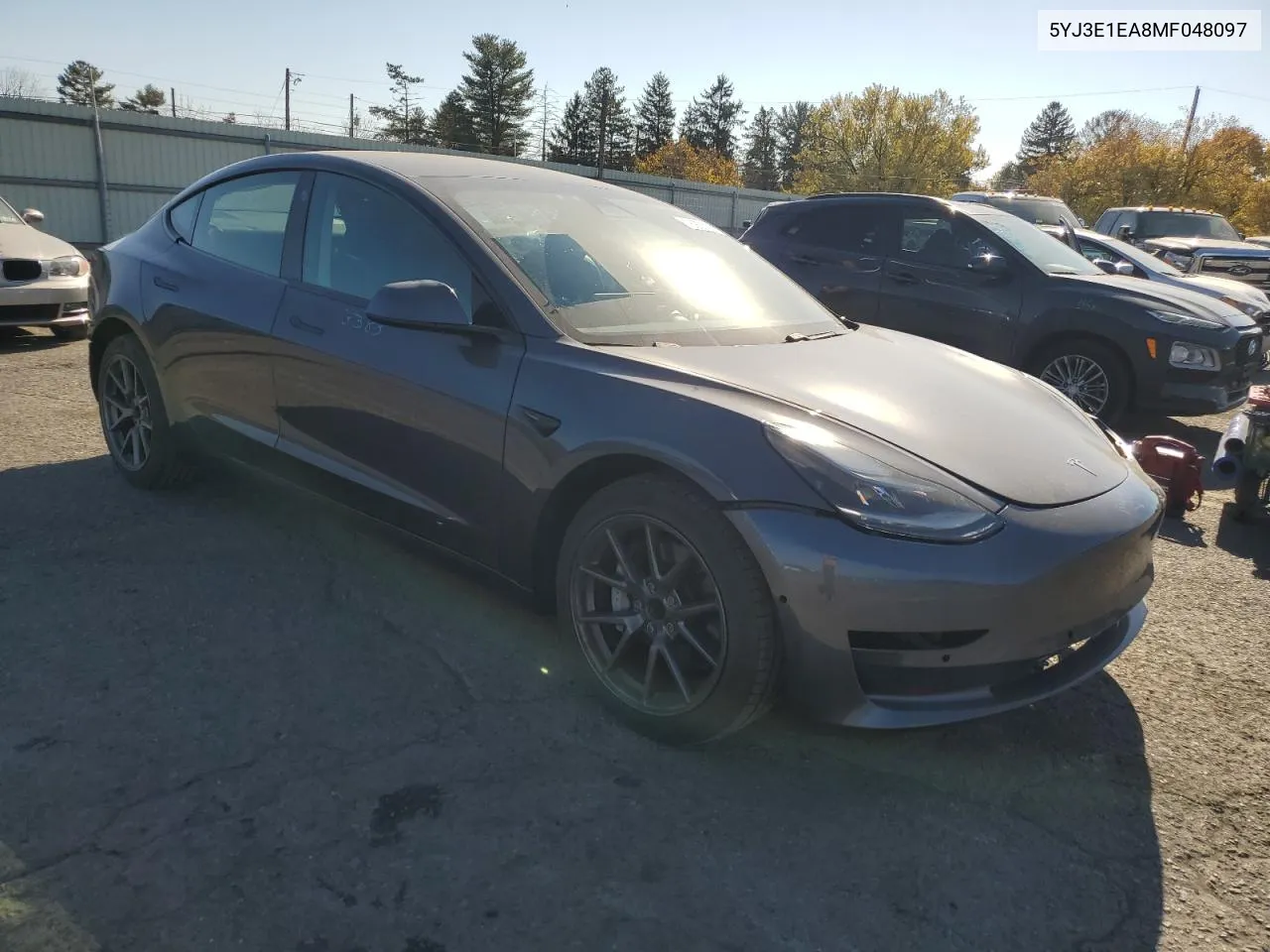 2021 Tesla Model 3 VIN: 5YJ3E1EA8MF048097 Lot: 76937774