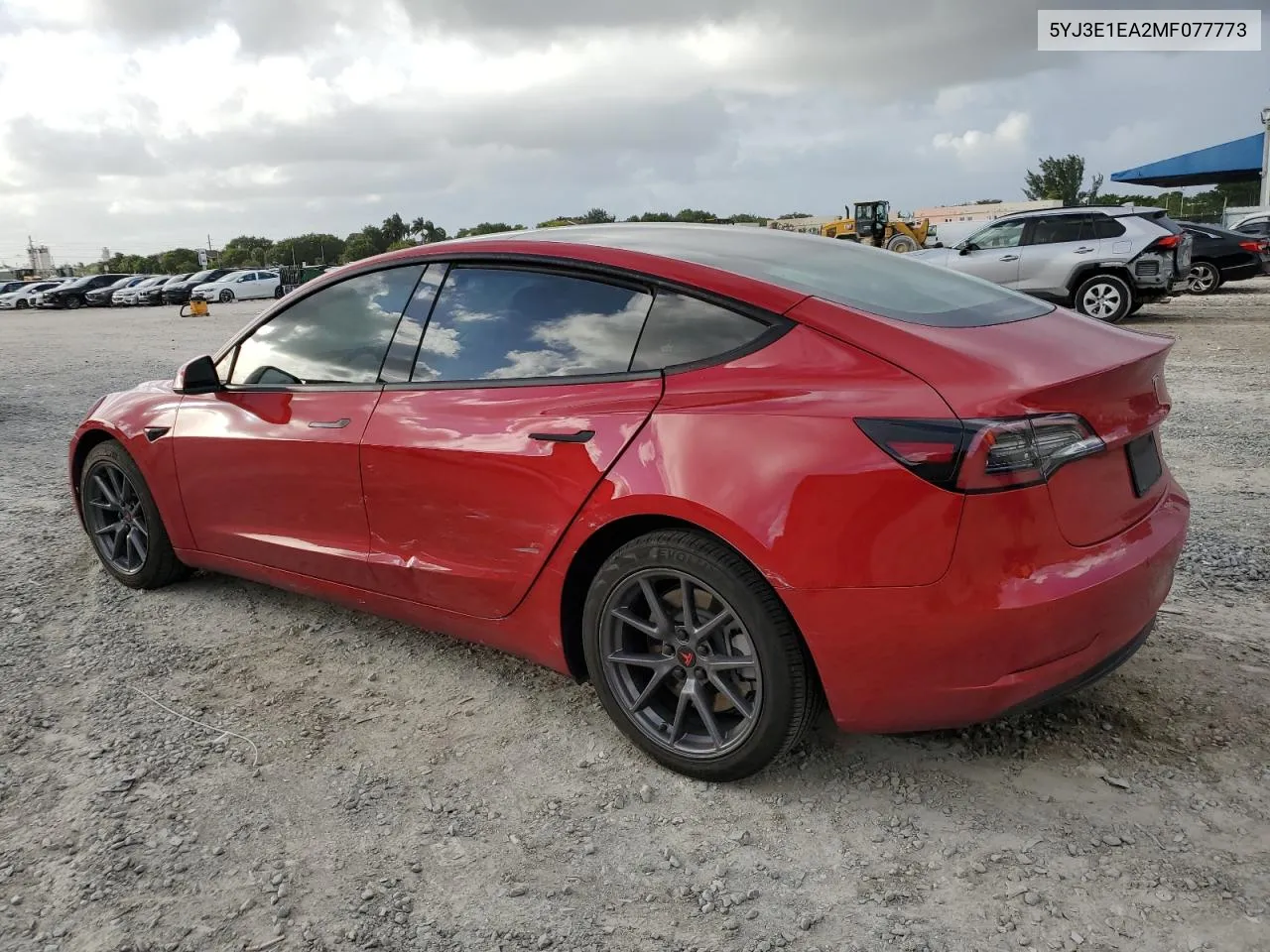 2021 Tesla Model 3 VIN: 5YJ3E1EA2MF077773 Lot: 76949144