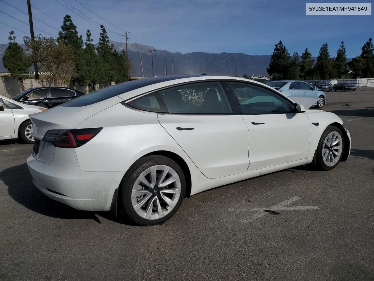 2021 Tesla Model 3 VIN: 5YJ3E1EA1MF941549 Lot: 78940534