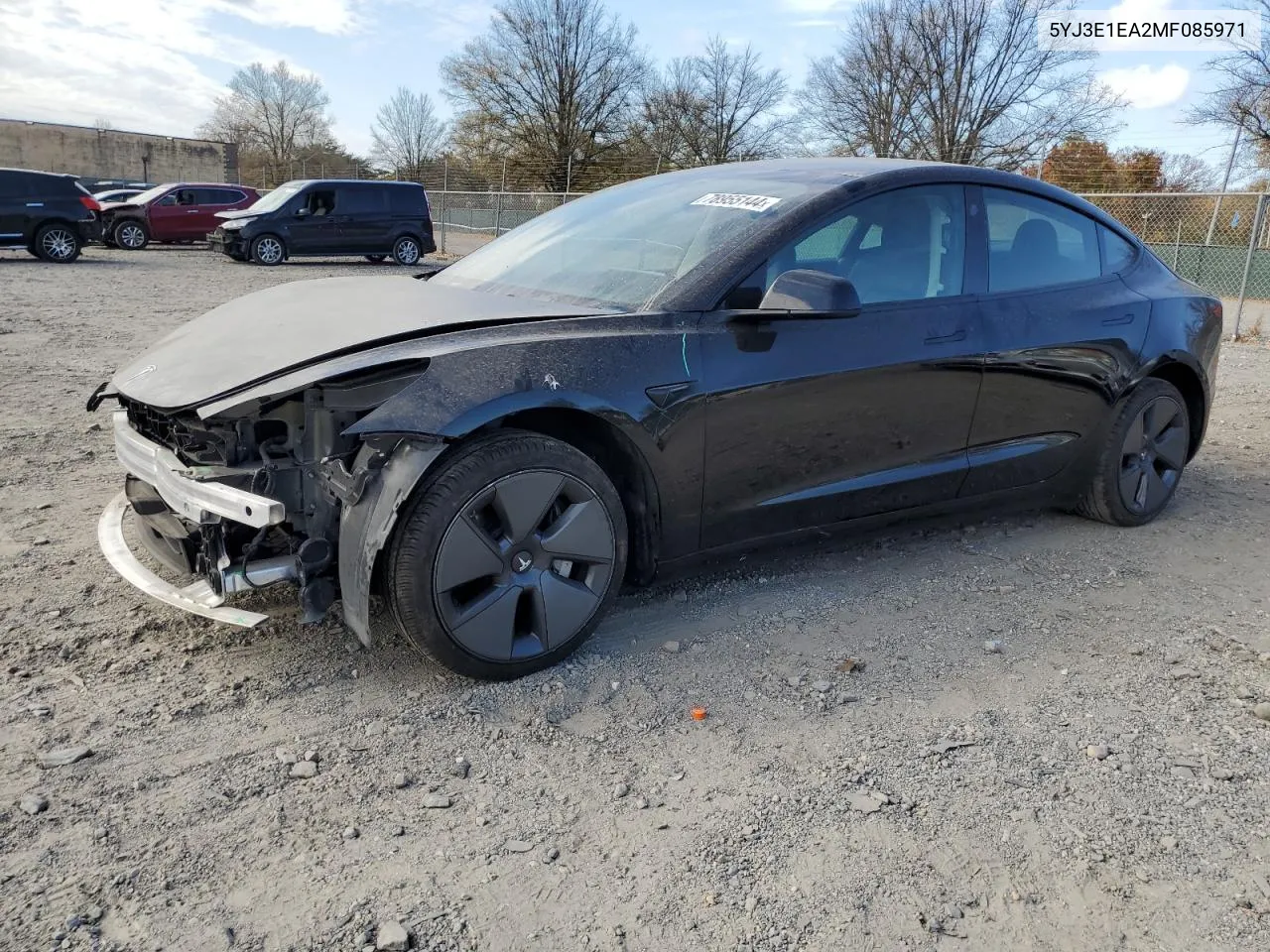 2021 Tesla Model 3 VIN: 5YJ3E1EA2MF085971 Lot: 78955144