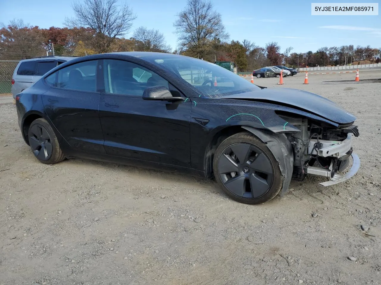 2021 Tesla Model 3 VIN: 5YJ3E1EA2MF085971 Lot: 78955144