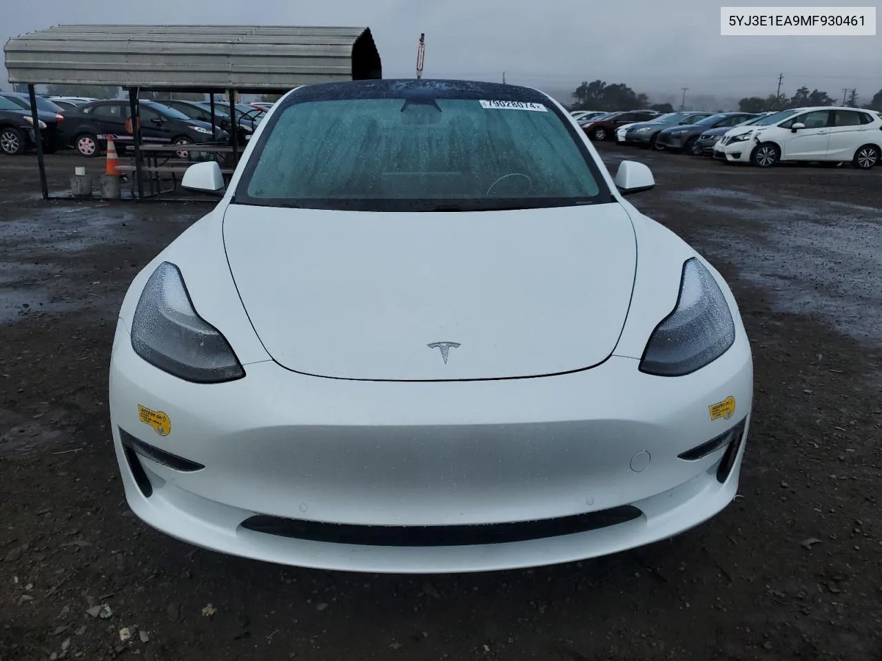 2021 Tesla Model 3 VIN: 5YJ3E1EA9MF930461 Lot: 79028074