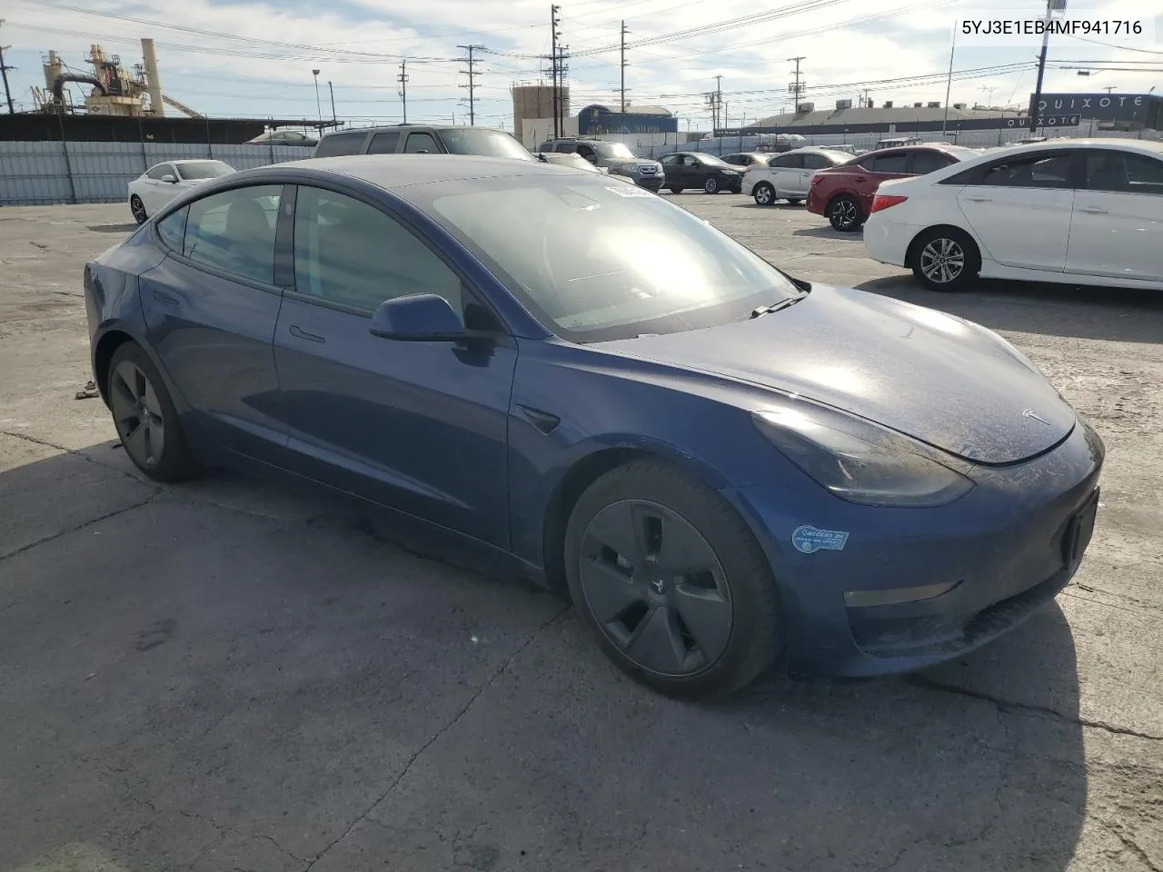 2021 Tesla Model 3 VIN: 5YJ3E1EB4MF941716 Lot: 79040124