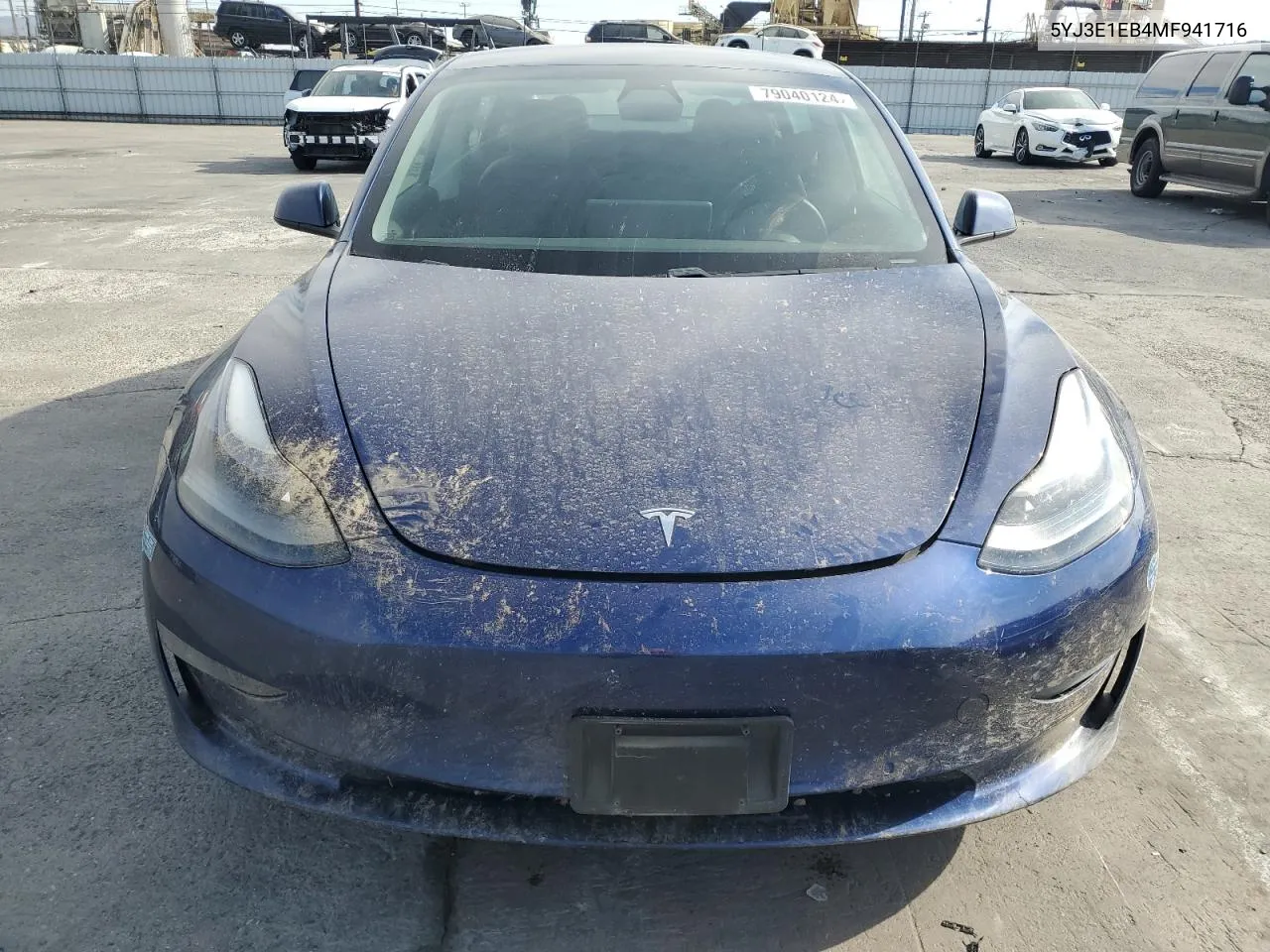 2021 Tesla Model 3 VIN: 5YJ3E1EB4MF941716 Lot: 79040124