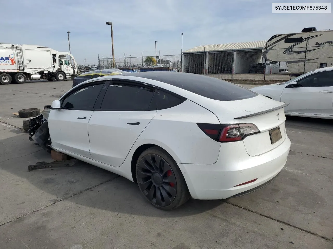 2021 Tesla Model 3 VIN: 5YJ3E1EC9MF875348 Lot: 79139464