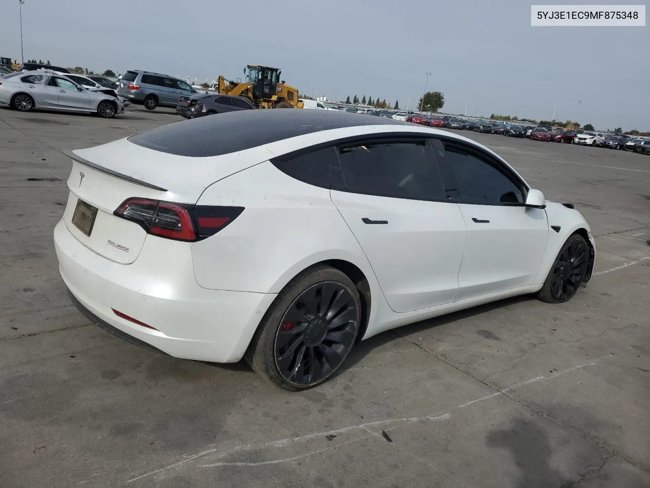 2021 Tesla Model 3 VIN: 5YJ3E1EC9MF875348 Lot: 79139464