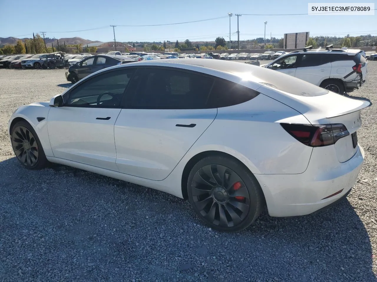 2021 Tesla Model 3 VIN: 5YJ3E1EC3MF078089 Lot: 79732294