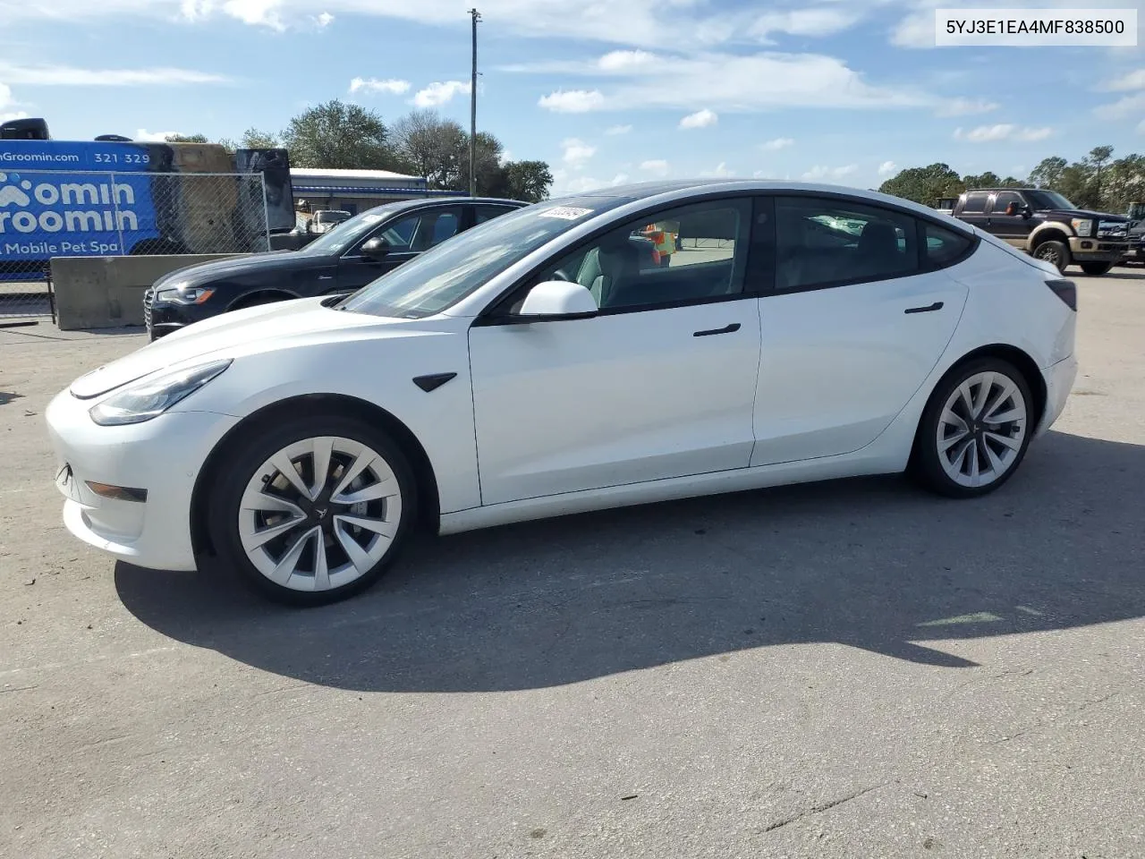 2021 Tesla Model 3 VIN: 5YJ3E1EA4MF838500 Lot: 80030494