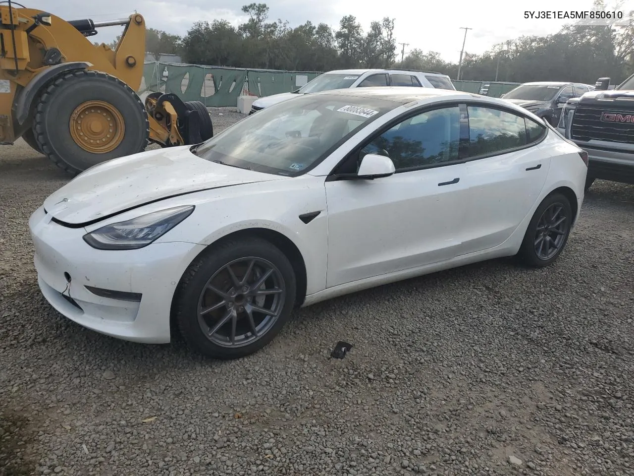 2021 Tesla Model 3 VIN: 5YJ3E1EA5MF850610 Lot: 80083644