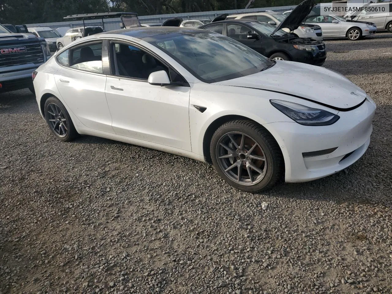 2021 Tesla Model 3 VIN: 5YJ3E1EA5MF850610 Lot: 80083644