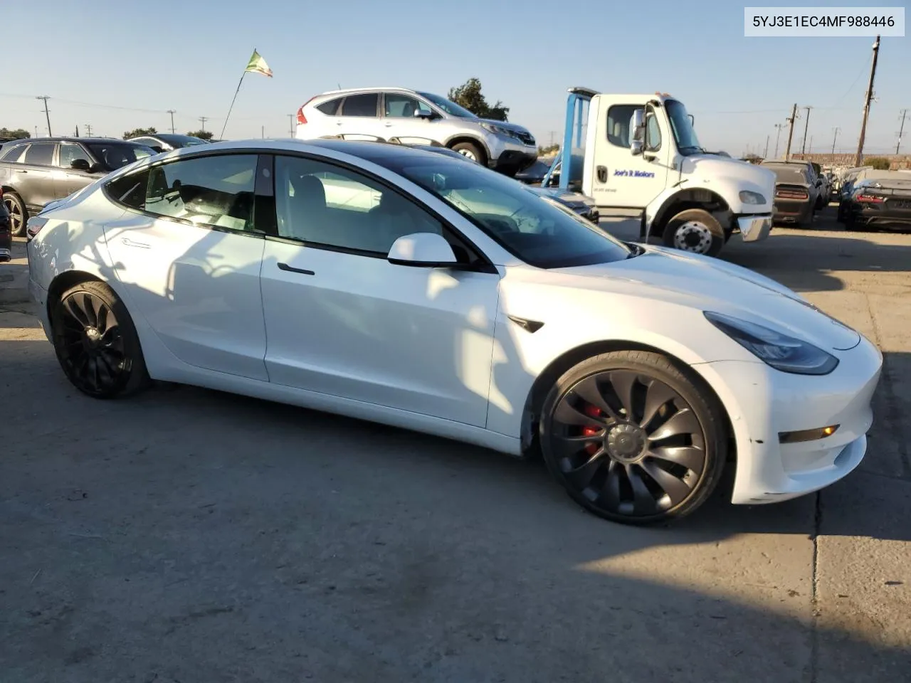 2021 Tesla Model 3 VIN: 5YJ3E1EC4MF988446 Lot: 80506604