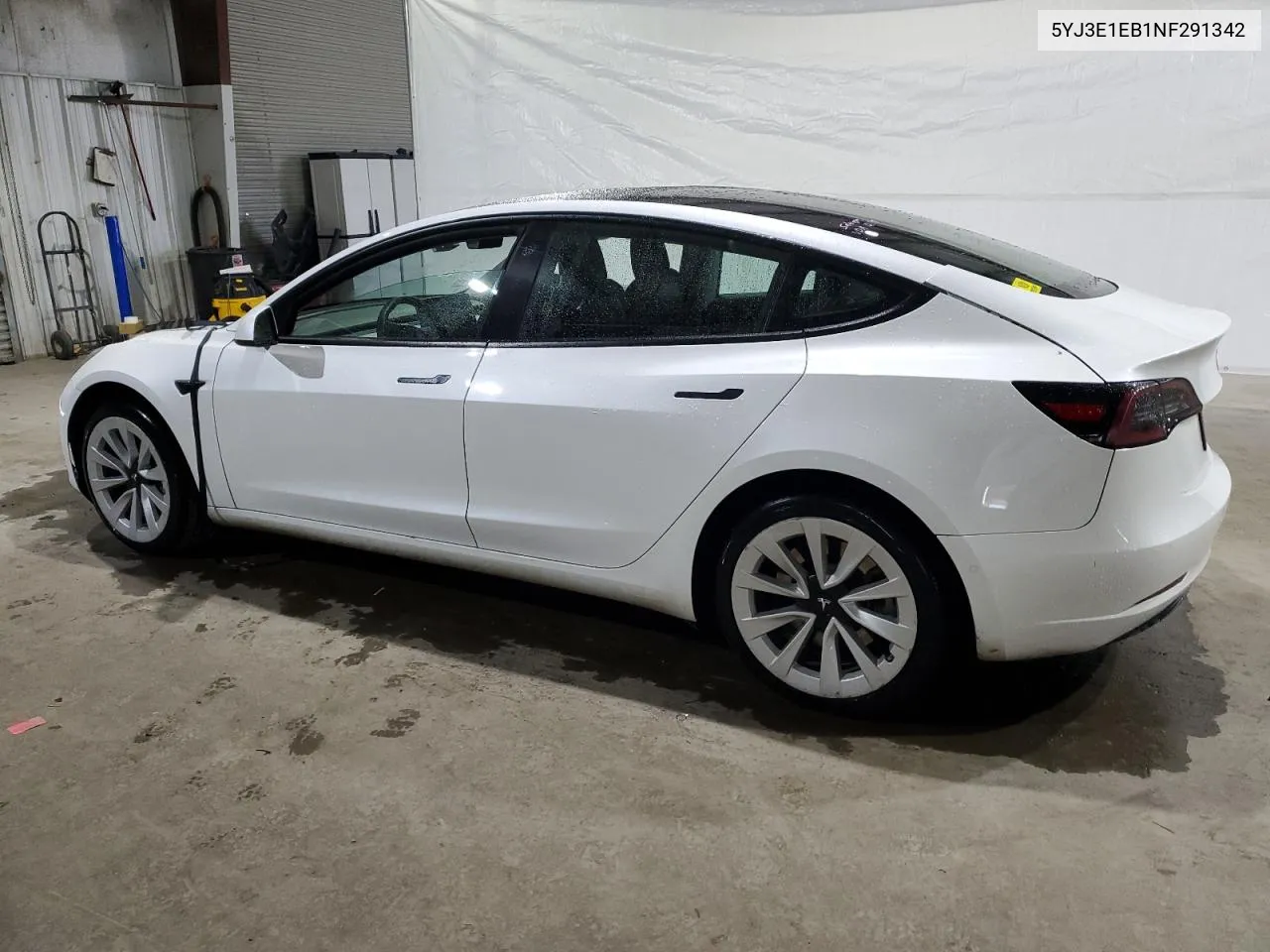 2022 Tesla Model 3 VIN: 5YJ3E1EB1NF291342 Lot: 37122054