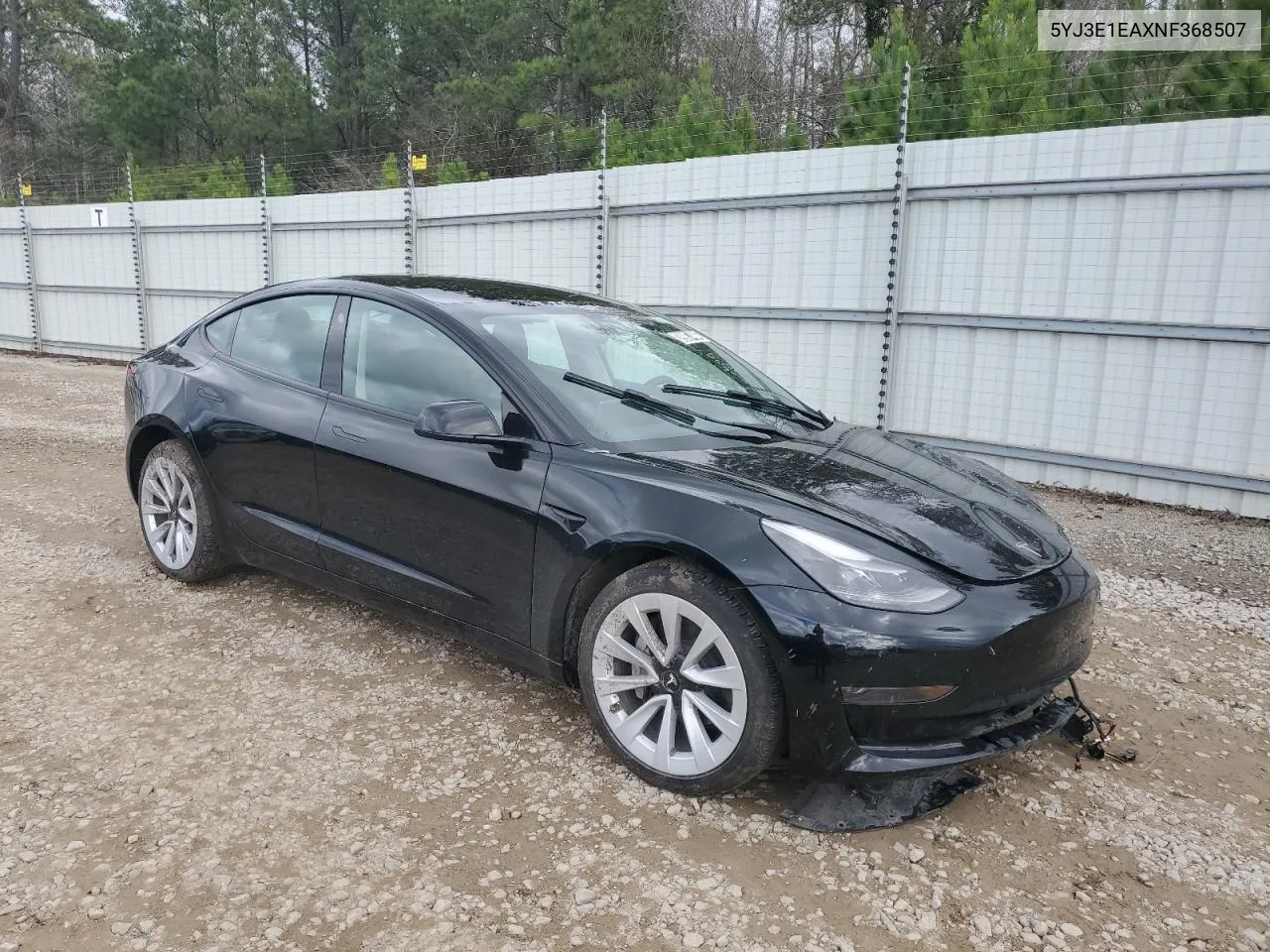 2022 Tesla Model 3 VIN: 5YJ3E1EAXNF368507 Lot: 39987404