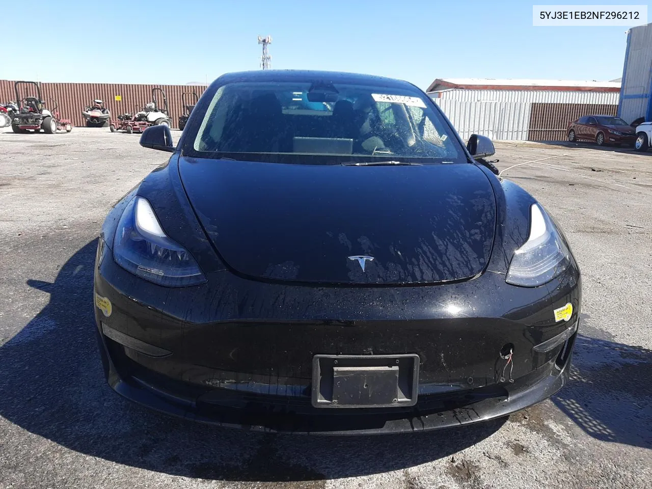 2022 Tesla Model 3 VIN: 5YJ3E1EB2NF296212 Lot: 52188664