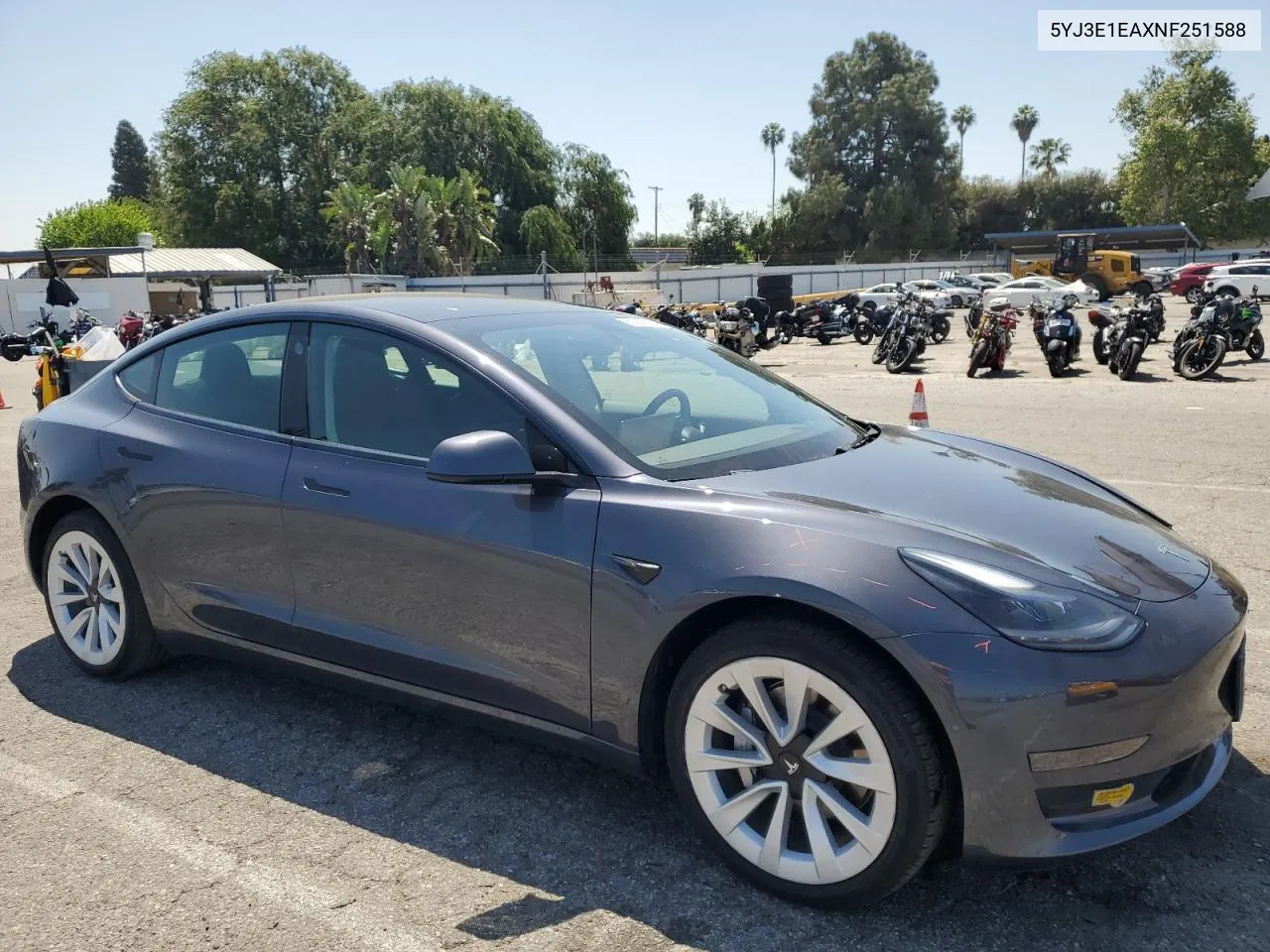 5YJ3E1EAXNF251588 2022 Tesla Model 3