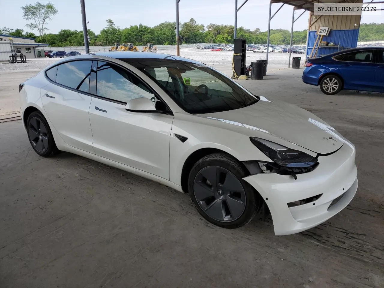 2022 Tesla Model 3 VIN: 5YJ3E1EB9NF277379 Lot: 53298114