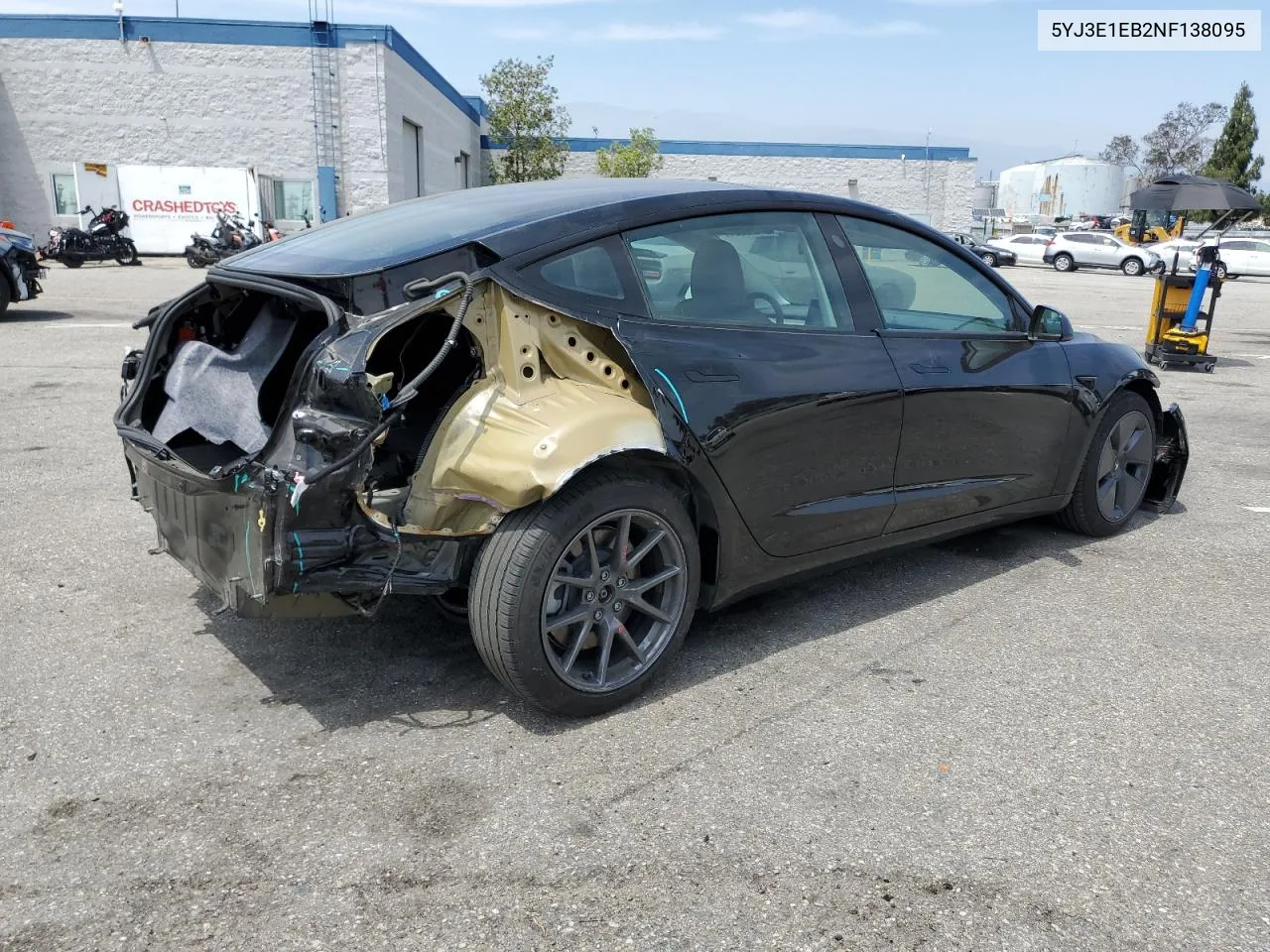 5YJ3E1EB2NF138095 2022 Tesla Model 3