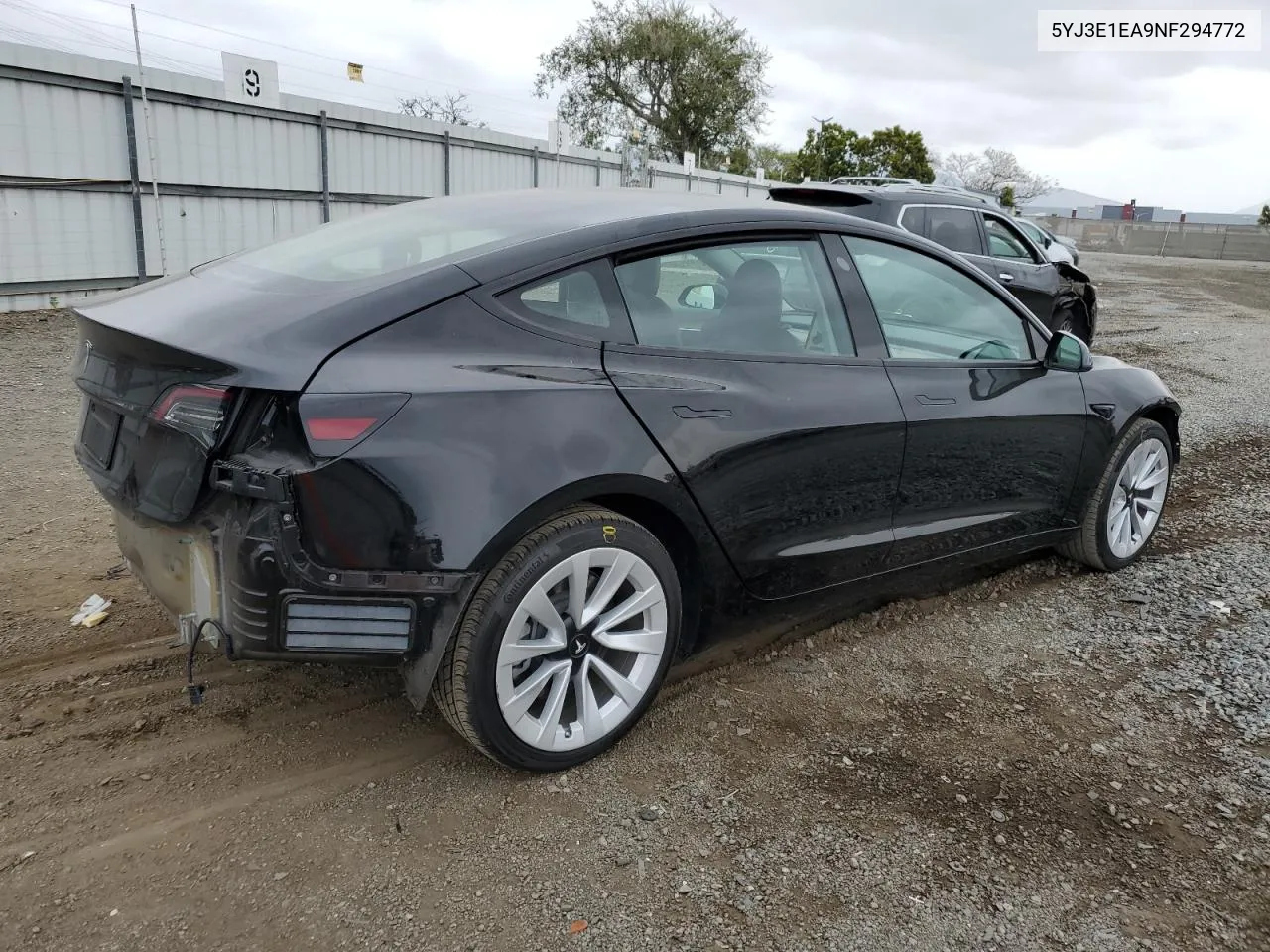 2022 Tesla Model 3 VIN: 5YJ3E1EA9NF294772 Lot: 54977314