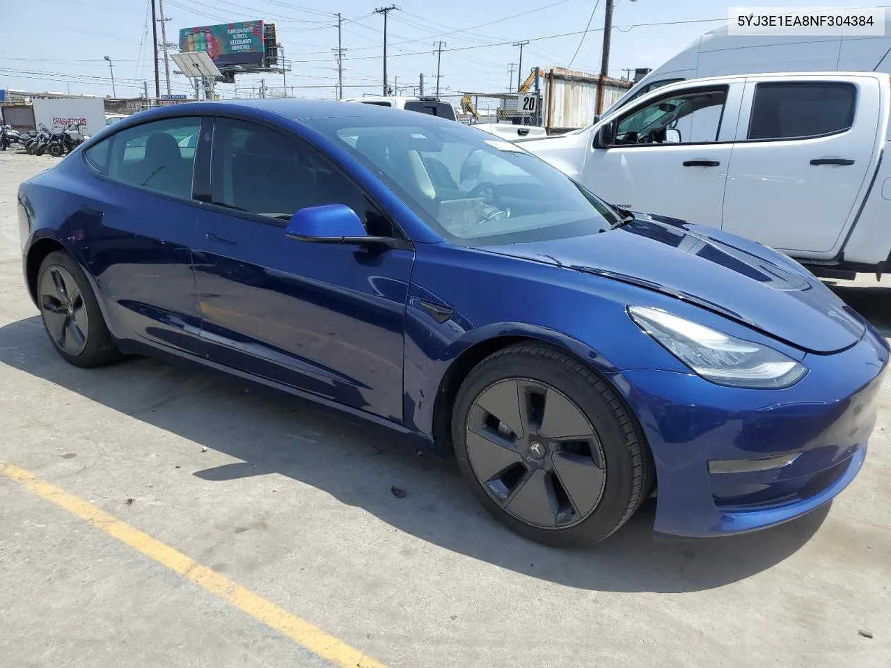 5YJ3E1EA8NF304384 2022 Tesla Model 3