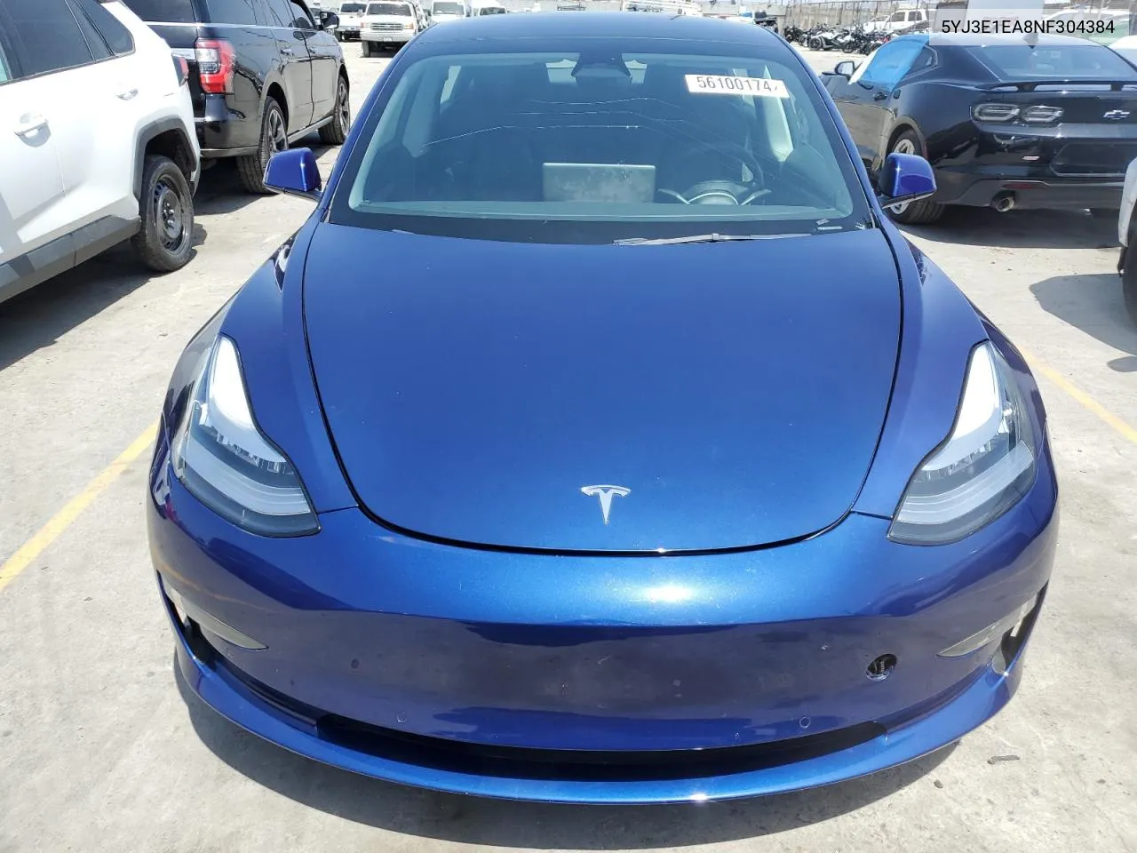 5YJ3E1EA8NF304384 2022 Tesla Model 3